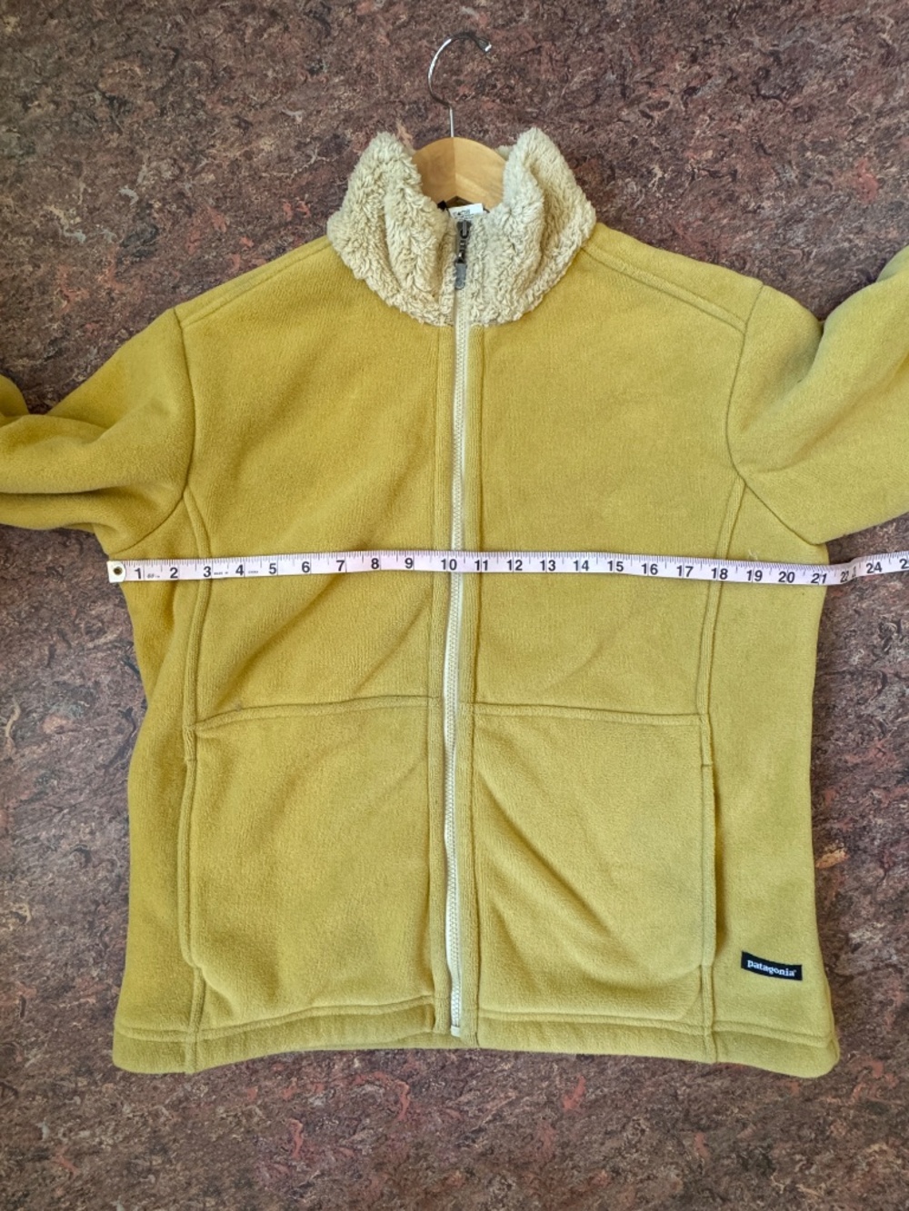 Gold Patagonia Synchilla Fleece Jacket - Picture 8 of 11